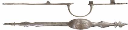 Triggerguard, French Fusil Fin Trade Gun, steel